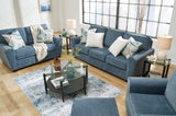 Cashton Blue Living Room Set from Ashley - Luna Furniture