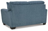 Cashton Blue Queen Sofa Sleeper and Loveseat from Ashley - Luna Furniture