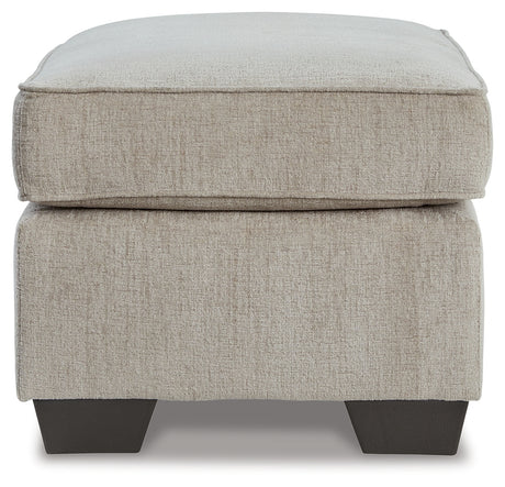 Cashton Ice Ottoman from Ashley - Luna Furniture