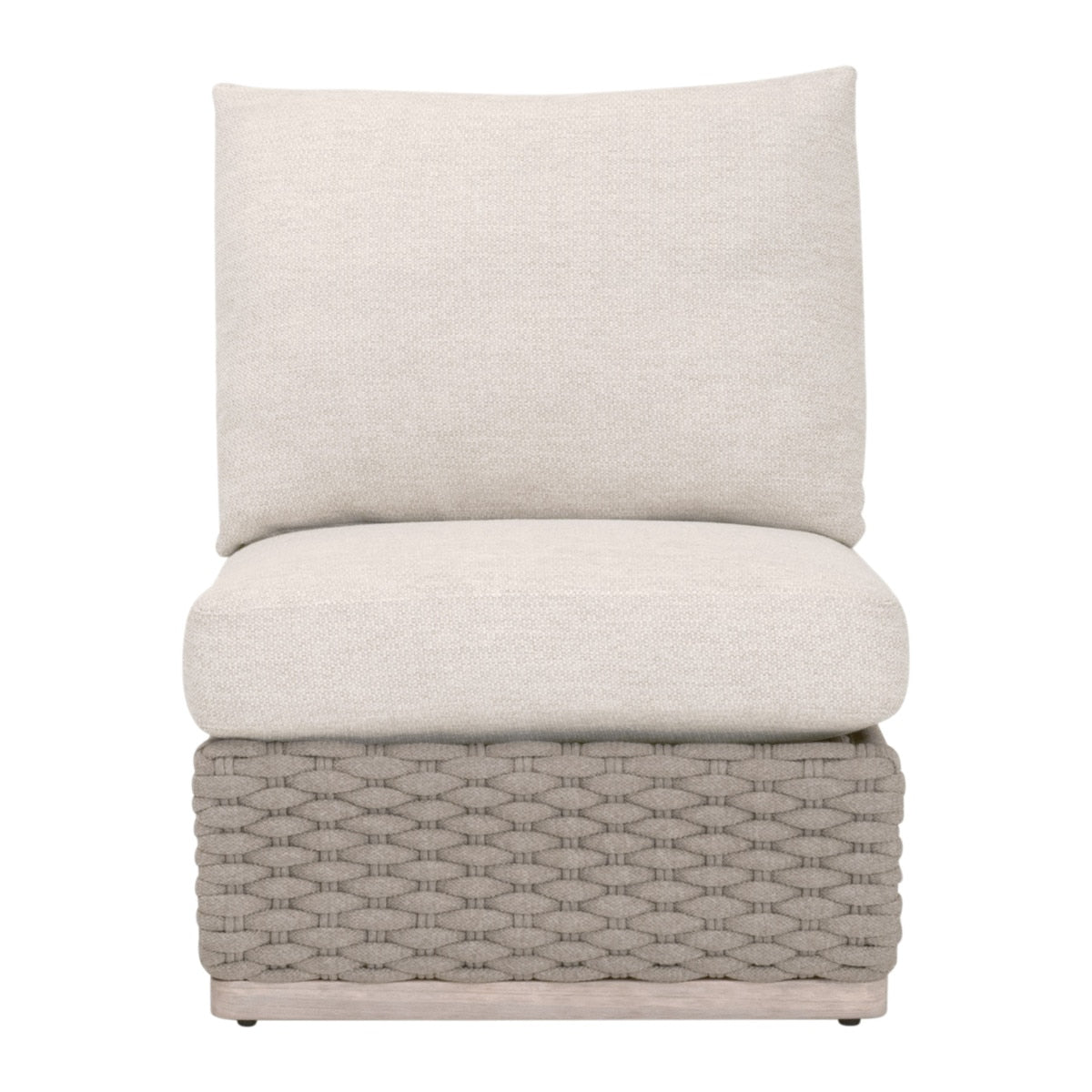 Caspian Outdoor Modular Armless Sofa Chair from Essentials For Living - Luna Furniture