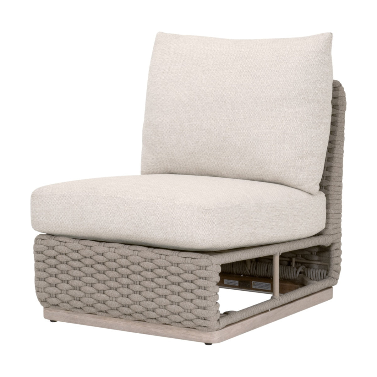Caspian Outdoor Modular Armless Sofa Chair from Essentials For Living - Luna Furniture