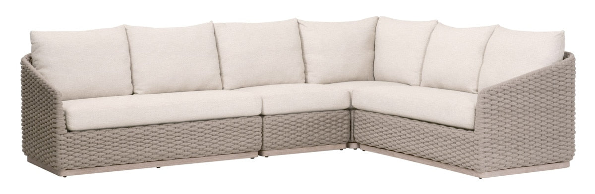 Caspian Outdoor Modular Right Facing 1-arm Sofa from Essentials For Living - Luna Furniture