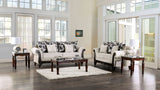 Cassani Light Gray/Walnut Sofa from Furniture of America - Luna Furniture