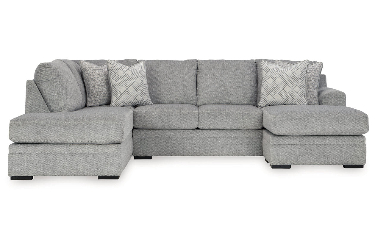 Casselbury Cement 2-Piece LAF Chaise Sectional – Luna Furniture