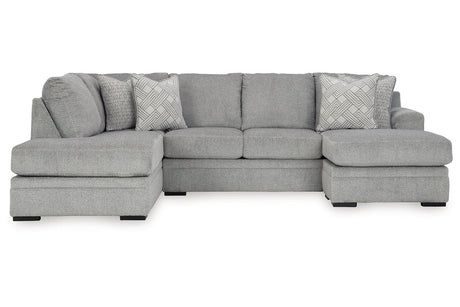 Casselbury Cement 2-Piece LAF Chaise Sectional from Ashley - Luna Furniture