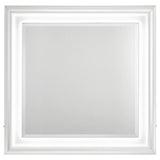 Cassia White High Gloss LED Bedroom Set from Coaster - Luna Furniture