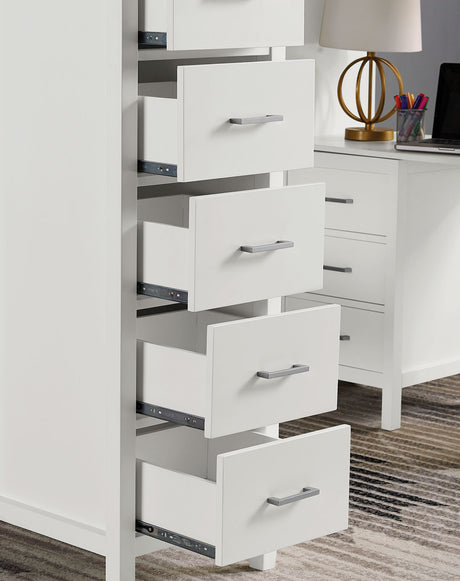 Cassidy White Twin Loft Bed from Furniture of America - Luna Furniture
