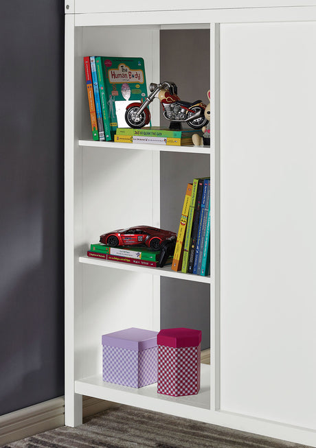 Cassidy White Twin Loft Bed from Furniture of America - Luna Furniture