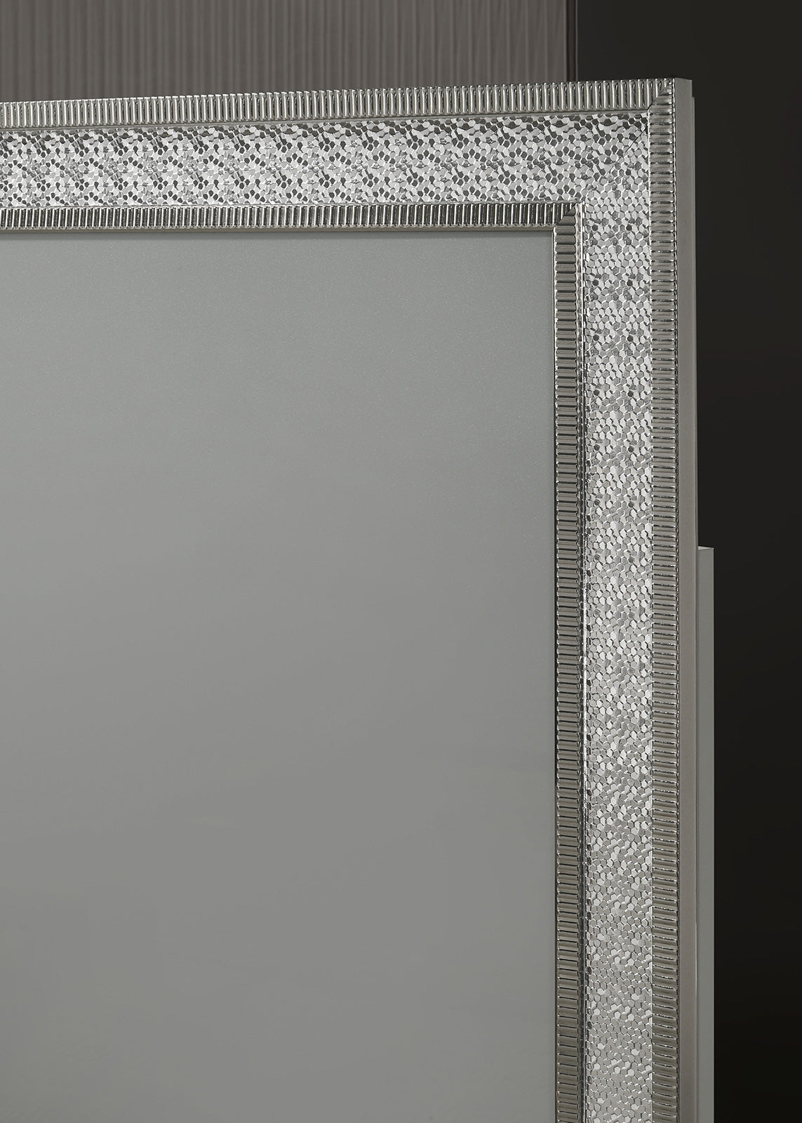 Cassiopeia Metallic Gray Queen Panel Bed from Furniture of America - Luna Furniture