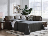 Castille Way Fossil 2-Piece LAF Sleeper Sectional with Chaise from Ashley Furniture - Luna Furniture
