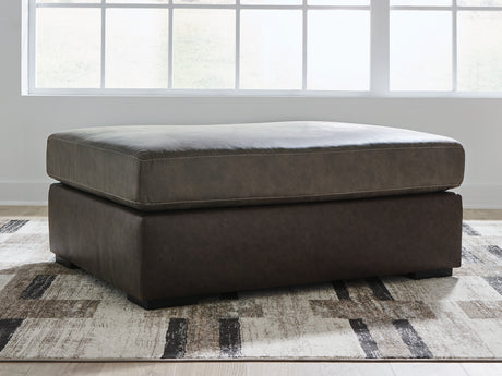 Castille Way Fossil Oversized Accent Ottoman from Ashley - Luna Furniture