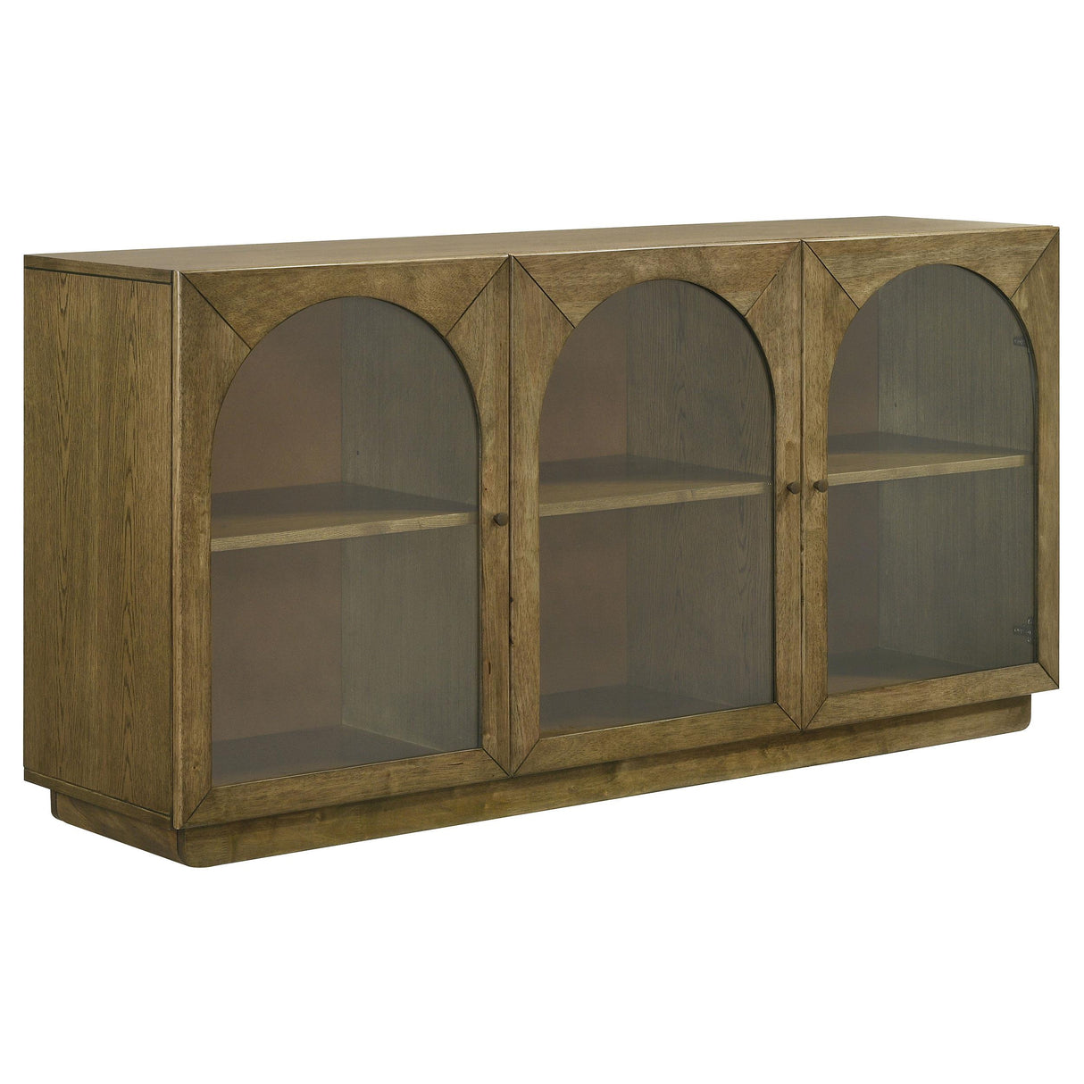 Castlewood Brown Oak Dining Sideboard Buffet Server from Coaster - Luna Furniture