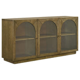 Castlewood Brown Oak Dining Sideboard Buffet Server from Coaster - Luna Furniture