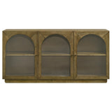 Castlewood Brown Oak Dining Sideboard Buffet Server from Coaster - Luna Furniture