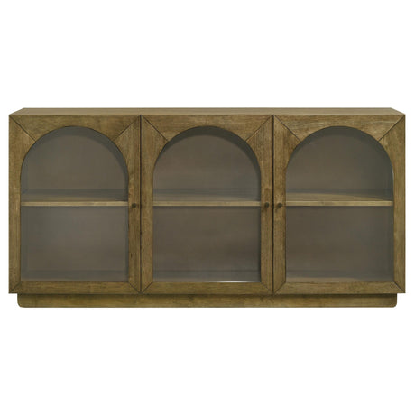 Castlewood Brown Oak Dining Sideboard Buffet Server from Coaster - Luna Furniture