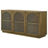 Castlewood Brown Oak Dining Sideboard Buffet Server from Coaster - Luna Furniture