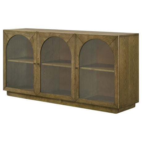 Castlewood Brown Oak Dining Sideboard Buffet Server from Coaster - Luna Furniture
