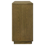 Castlewood Brown Oak Dining Sideboard Buffet Server from Coaster - Luna Furniture