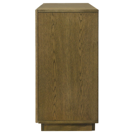 Castlewood Brown Oak Dining Sideboard Buffet Server from Coaster - Luna Furniture