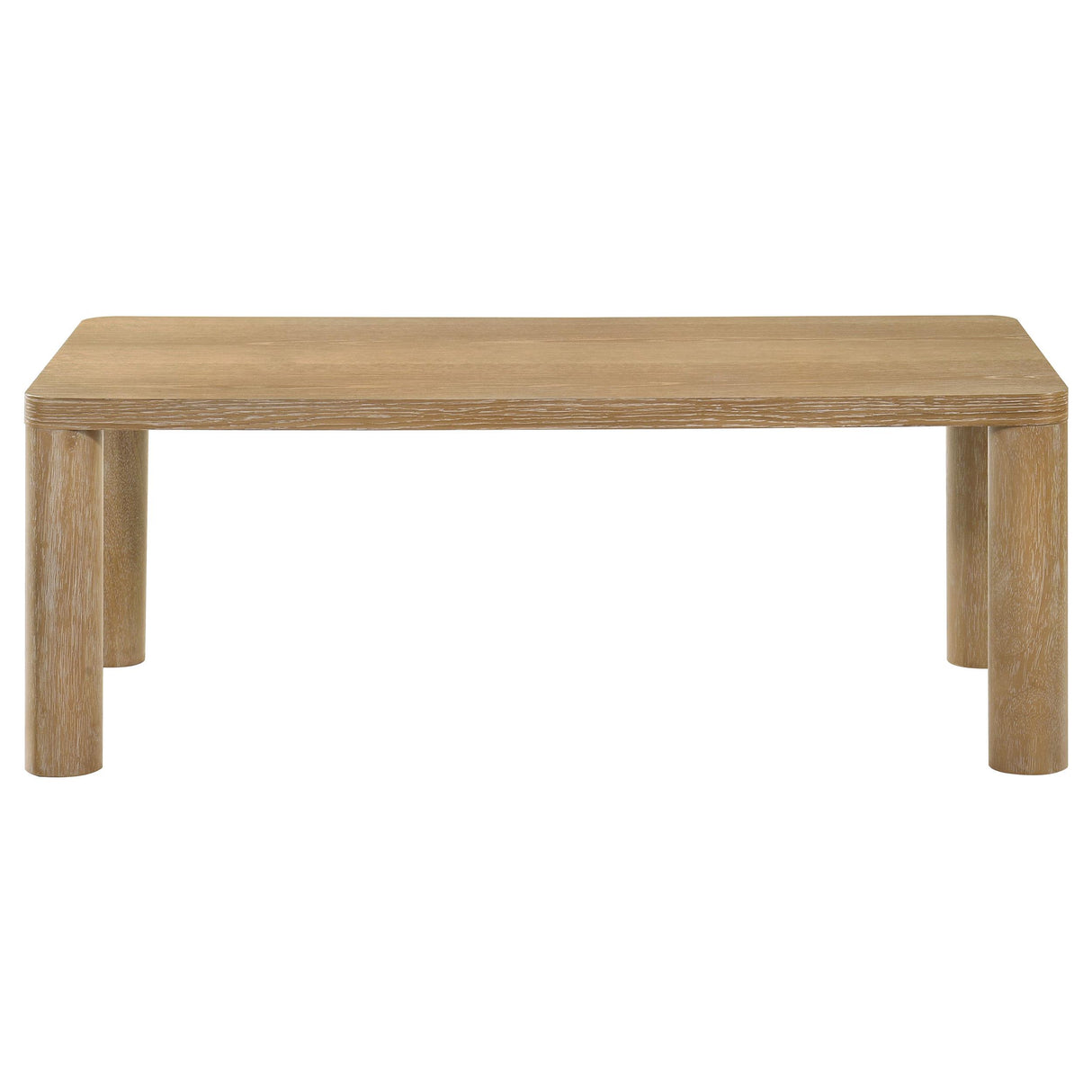 Castlewood Light Oak 2-Piece Cocktail Coffee Table Set from Coaster - Luna Furniture