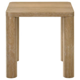 Castlewood Light Oak Engineered Wood Accent Side End Table from Coaster - Luna Furniture
