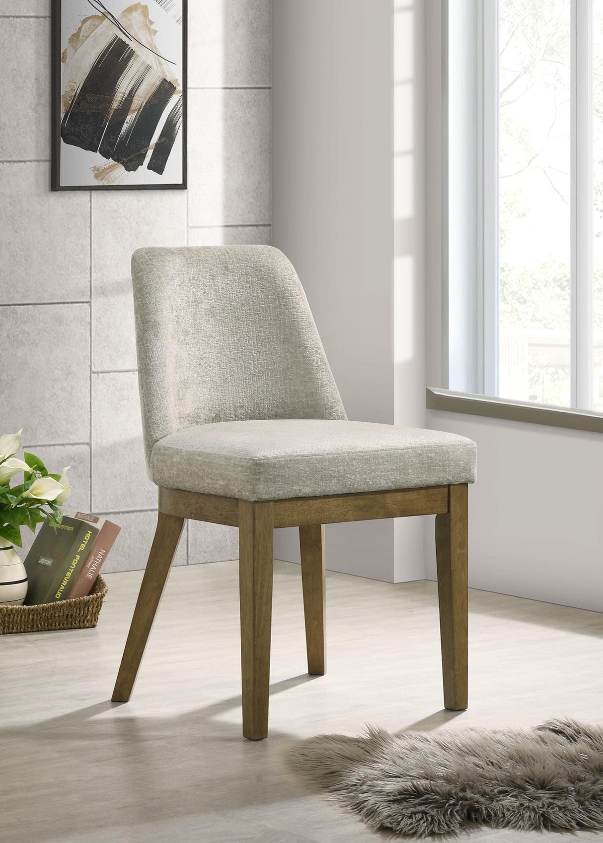 Castlewood Light Tan Side Chair, Set of 2 from Coaster - Luna Furniture