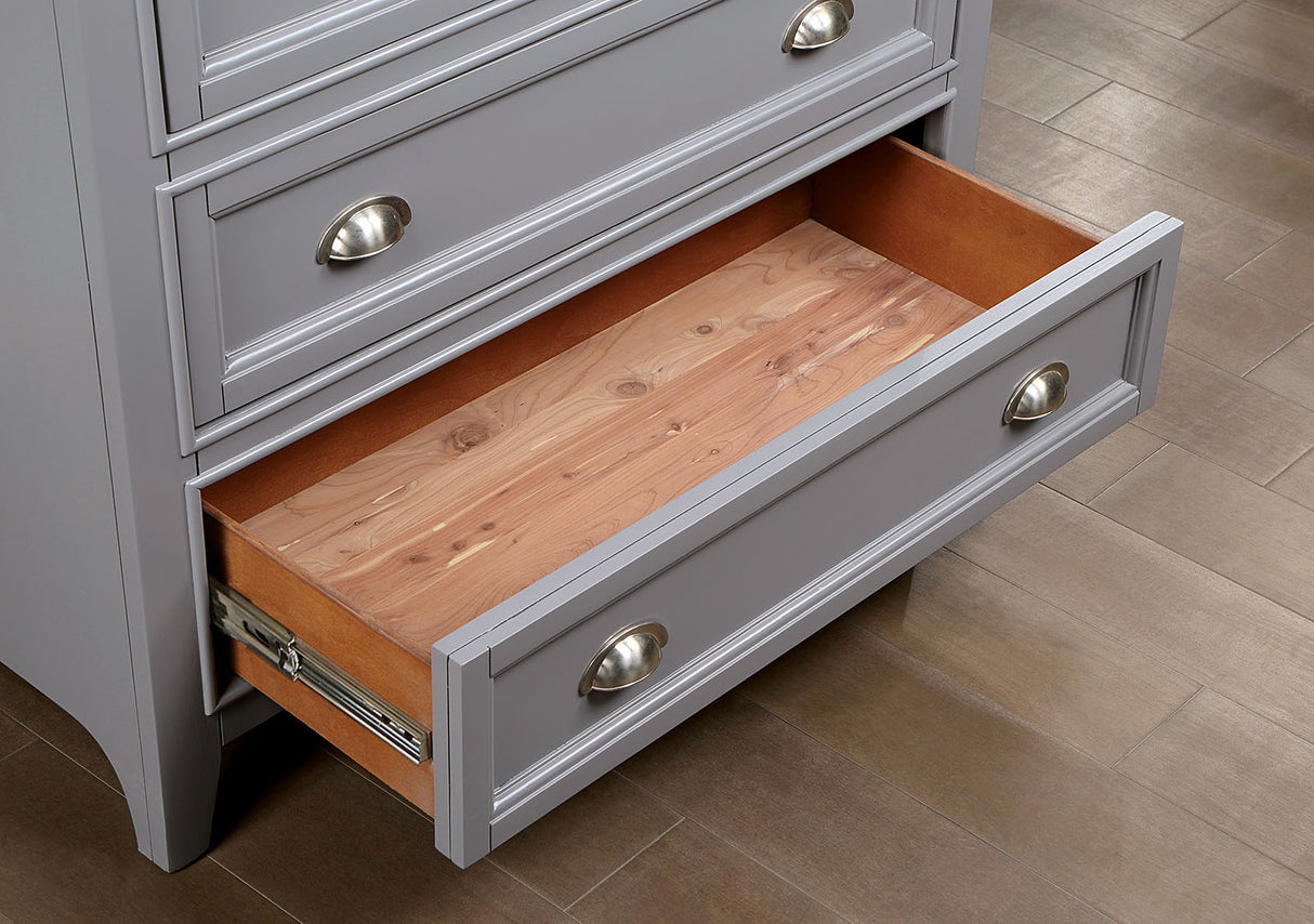 Castlile Gray Chest from Furniture of America - Luna Furniture
