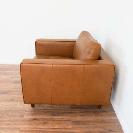 Tessa Tan Leather Lounge Chair from Ashcroft Furniture - Luna Furniture