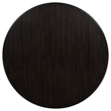 Catley Dark Coffee 5-Piece Round Drop Leaf Dining Set from Coaster - Luna Furniture