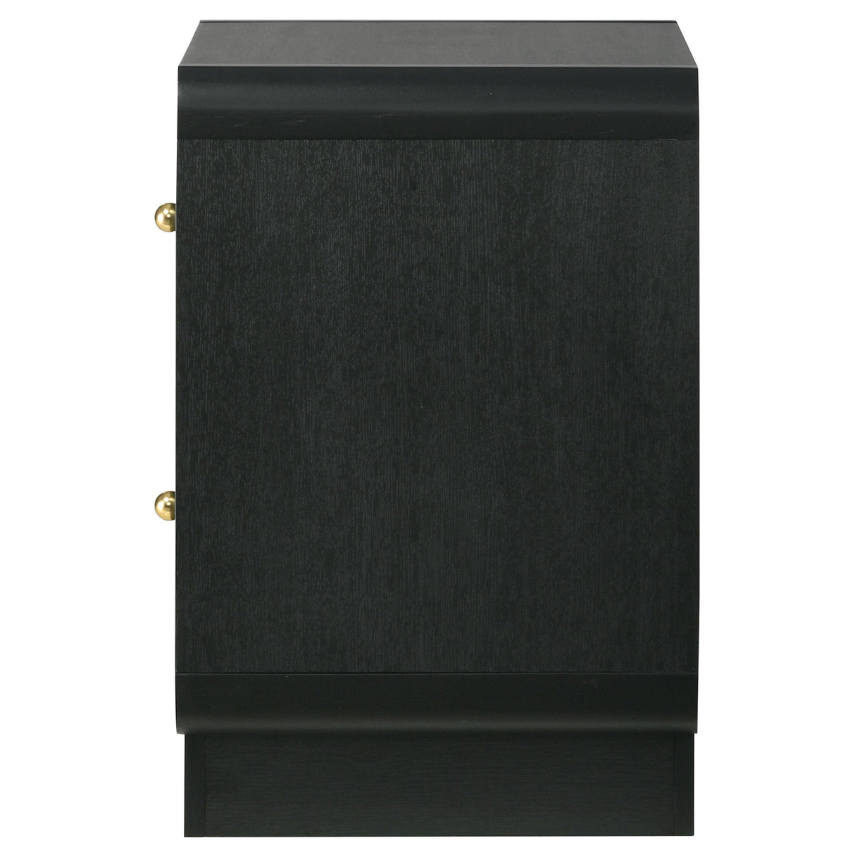 Cavelle Black 2-Drawer Nightstand from Coaster - Luna Furniture