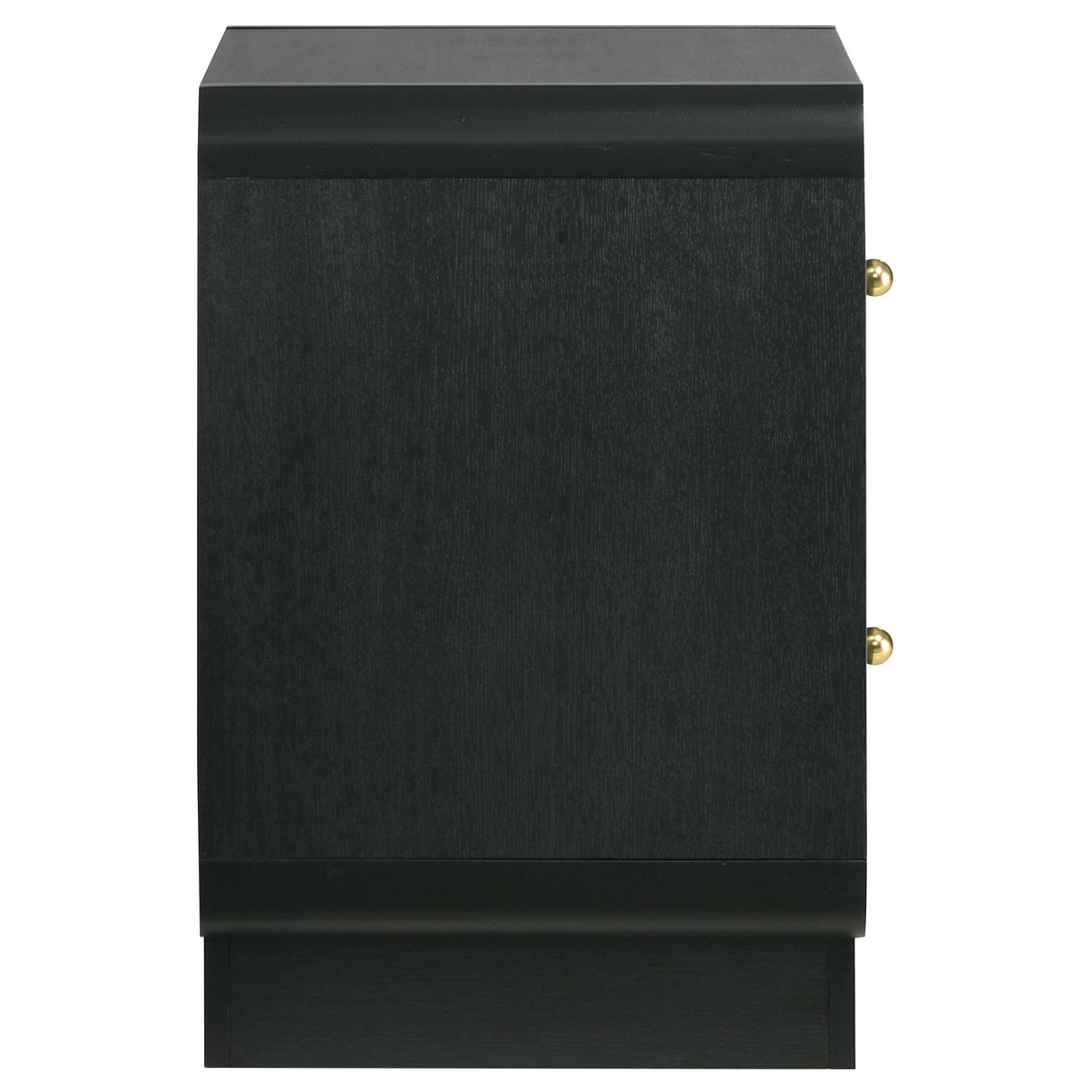 Cavelle Black 2-Drawer Nightstand from Coaster - Luna Furniture