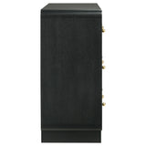 Cavelle Black 6-Drawer Dresser Cabinet from Coaster - Luna Furniture