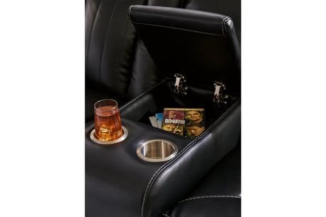 Caveman Den Midnight Power Reclining Living Room Set from Ashley - Luna Furniture