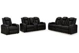 Caveman Den Power Reclining Sofa, Loveseat and Recliner from Ashley - Luna Furniture