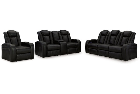 Caveman Den Power Reclining Sofa, Loveseat and Recliner from Ashley - Luna Furniture