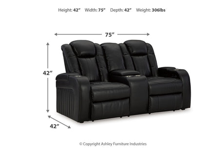 Caveman Den Power Reclining Sofa, Loveseat and Recliner from Ashley - Luna Furniture
