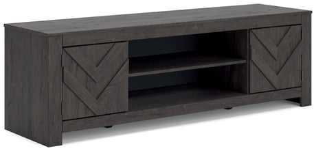 Cayboni Black 71" TV Stand from Ashley - Luna Furniture