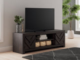 Cayboni Black 71" TV Stand from Ashley Furniture - Luna Furniture