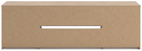 Cayboni Tan 71" TV Stand from Ashley - Luna Furniture