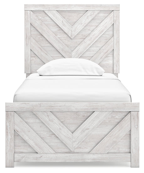 Cayboni Twin Panel Bed, Dresser and Chest from Ashley - Luna Furniture