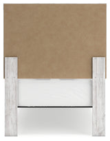 Cayboni Twin Panel Bed with Dresser and 2 Nightstands in Whitewash from Ashley - Luna Furniture