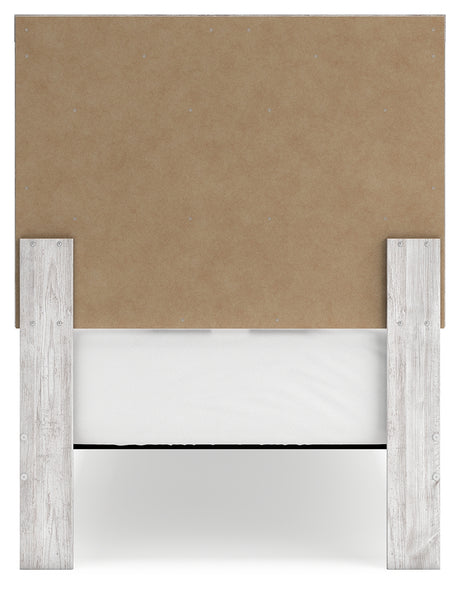 Cayboni Twin Panel Bed with Dresser and 2 Nightstands in Whitewash from Ashley - Luna Furniture