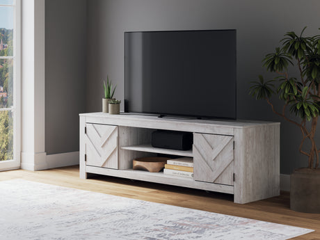 Cayboni Whitewash 71" TV Stand from Ashley - Luna Furniture