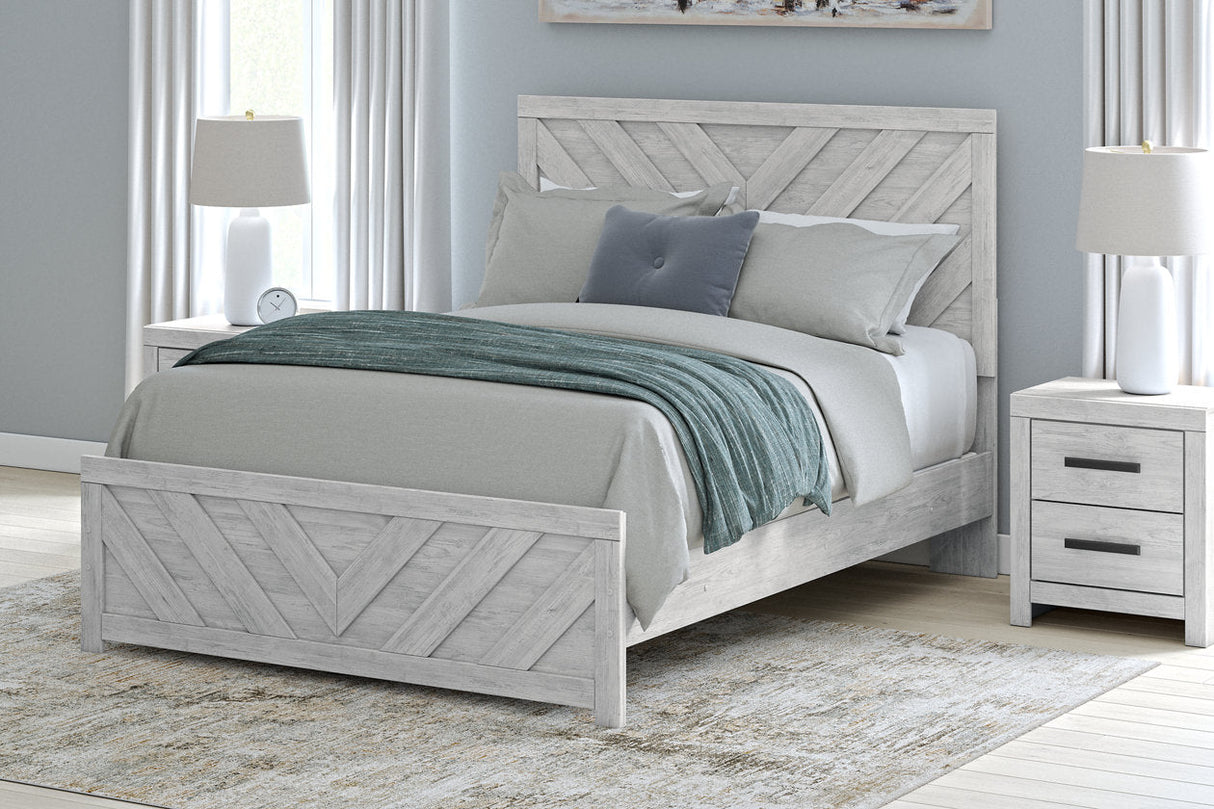 Cayboni Whitewash Panel Bedroom Set from Ashley - Luna Furniture
