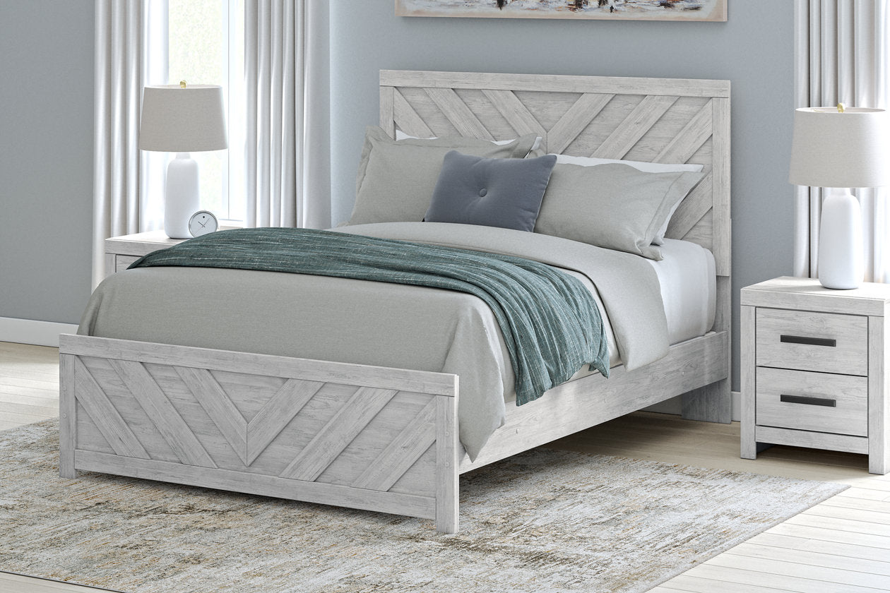 Cayboni Whitewash Panel Bedroom Set from Ashley - Luna Furniture