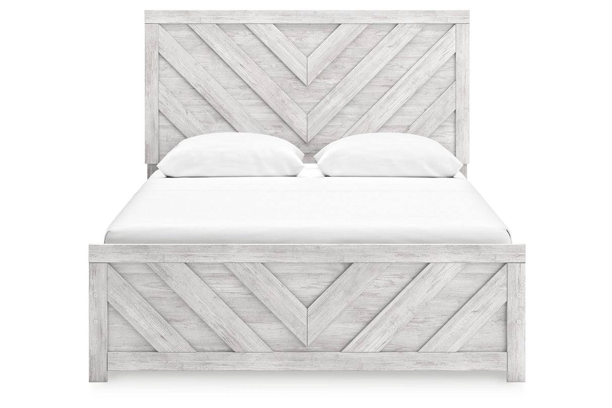 Cayboni Whitewash Panel Bedroom Set from Ashley - Luna Furniture