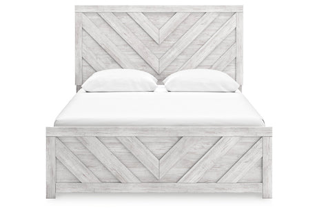 Cayboni Whitewash Panel Bedroom Set from Ashley - Luna Furniture