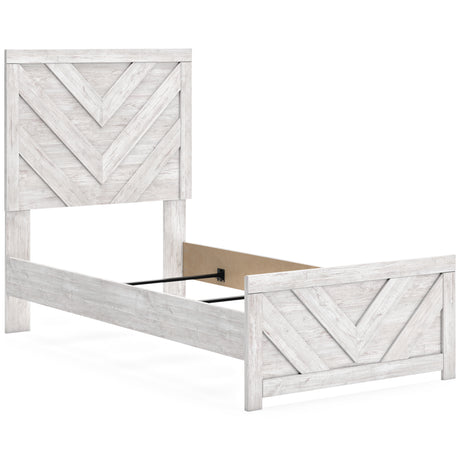 Cayboni Whitewash Youth Panel Bedroom Set from Ashley - Luna Furniture