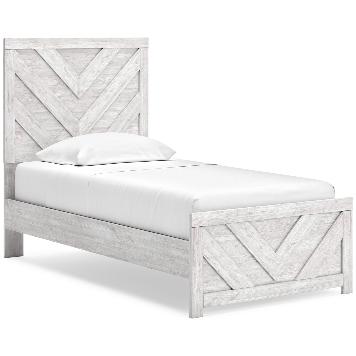 Cayboni Whitewash Youth Panel Bedroom Set from Ashley - Luna Furniture