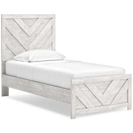 Cayboni Whitewash Youth Panel Bedroom Set from Ashley - Luna Furniture